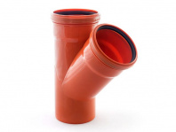 Тройник для наружной канализации 160/160х45 РосТурПласт, арт.22397