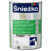 Эмаль/SUPERMAL белая MAТ 0.8л