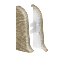 Торцевые (пара) д/плинтуса К55 Идеал Классик (1пара во фл.) 208/дуб мокко