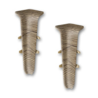 Внутренний угол д/плинтуса Д70мм Идеал Деконика (2шт.во фл.) 211/дуб рустик