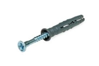 Дюбель с гвоздевым шурупом, грибов., п/п, 6х60 (пакет/10шт)