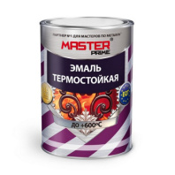 Эмаль термостойкая белый (0,8кг) Master Prime